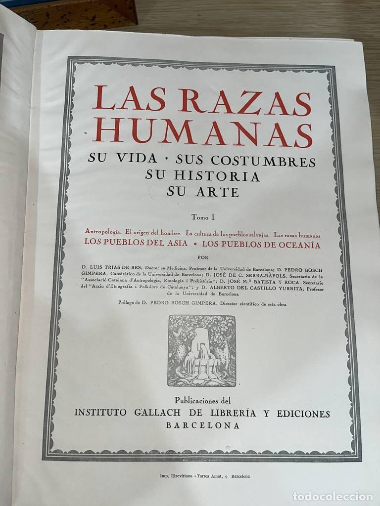 Libros de segunda mano: LIBROS &ldquo;LAS RAZAS HUMANAS&rdquo; - Foto 4