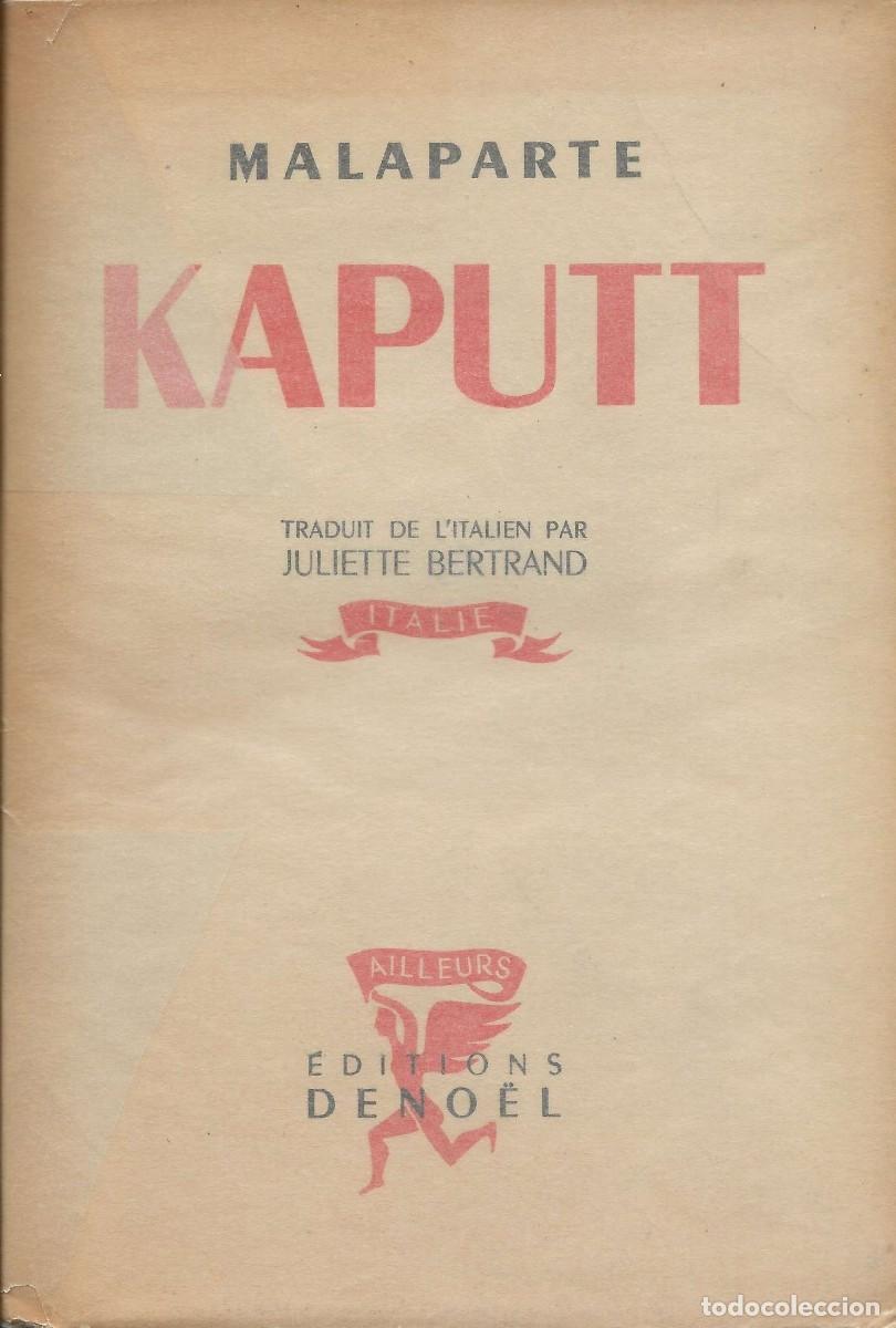 Libros de segunda mano: Kaputt - Malaparte Curzio