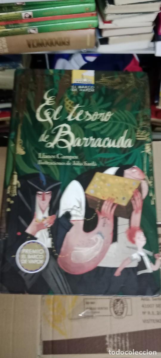 Libros de segunda mano: EL TESORO DE BARRACUDA.LLANOS CAMPOS-EL BARCO DE VAPOR-ILUSTRAC.J&Uacute;LIA SARD&Aacute; LIBRO M-COL