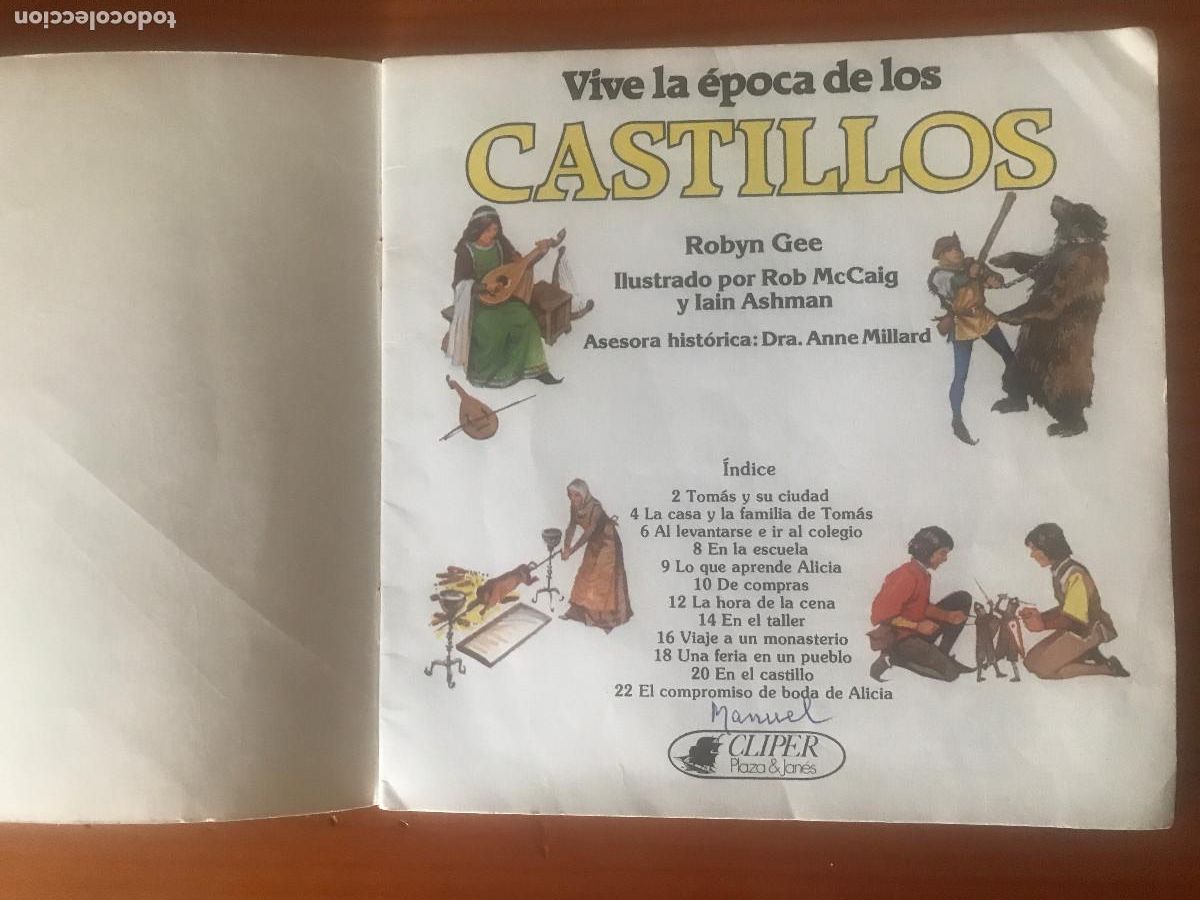 Libros de segunda mano: Vive la &eacute;poca de los castillos. Clipper. Plaza & Jan&eacute;s - Foto 2