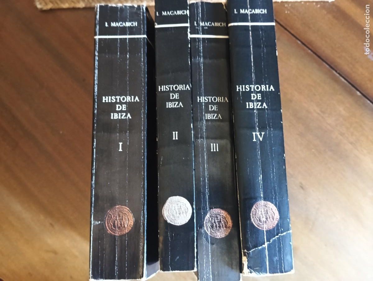 Libros de segunda mano: Historia de Ibiza (4 tomos).-ISIDORO MACABICH.