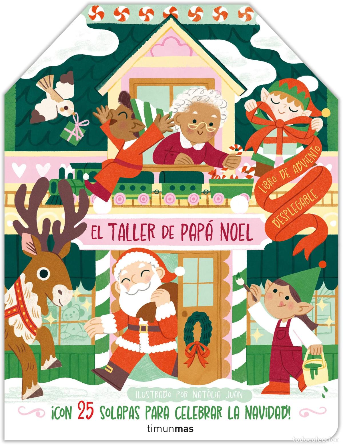 Libri di seconda mano: El taller de Pap&aacute; Noel. Libro de Adviento desplegable: &iexcl;Con 25 solapas para celebrar la Navidad!