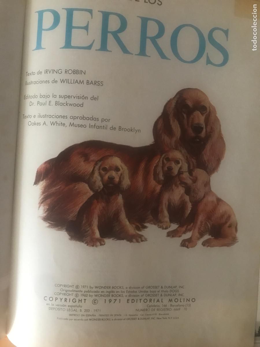 Libros de segunda mano: C&oacute;mo y porqu&eacute; de los perro. Editorial Molino - Foto 2