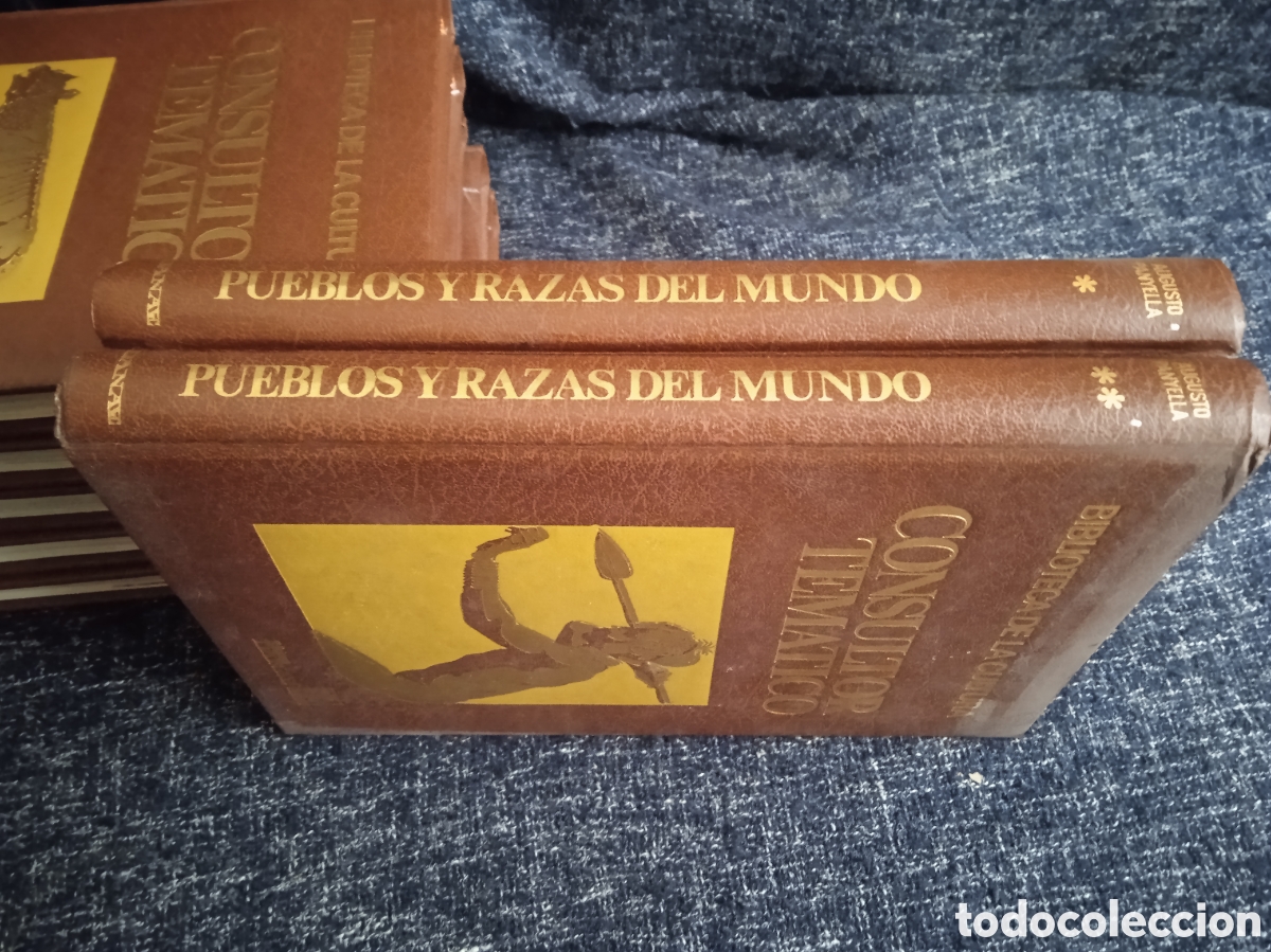 Libros de segunda mano: CONSULTOR TEMATICO, - PUEBLOS Y RAZAS DEL MUNDO, 2 TOMOS -ED. DANAE
