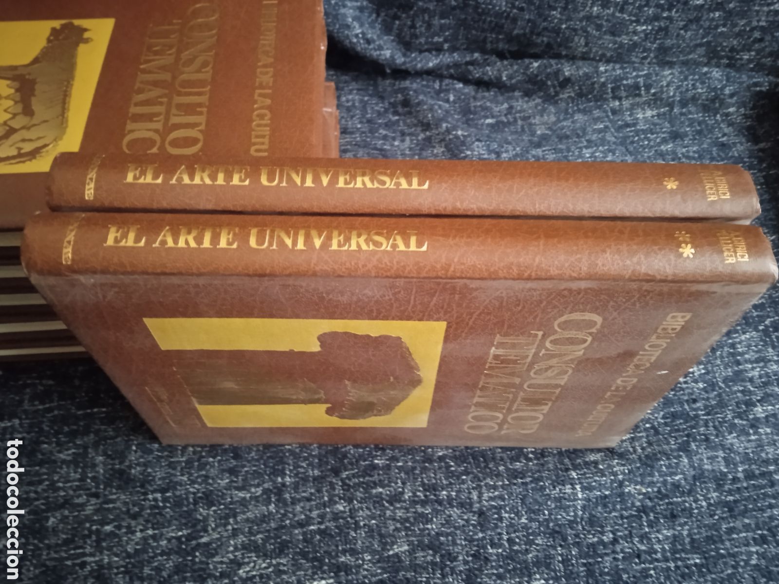 Libros de segunda mano: CONSULTOR TEMATICO, -EL ARTE UNIVERSAL 2 TOMOS -ED. DANAE