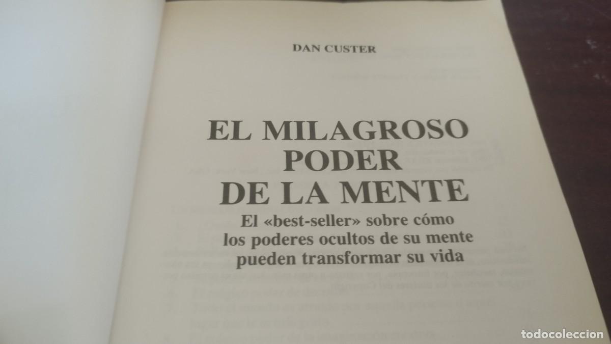 Libros de segunda mano: EL MILAGROSO PODER DE LA MENTE / DAN CUSTER / ZUX 31 / EDAF - Foto 6