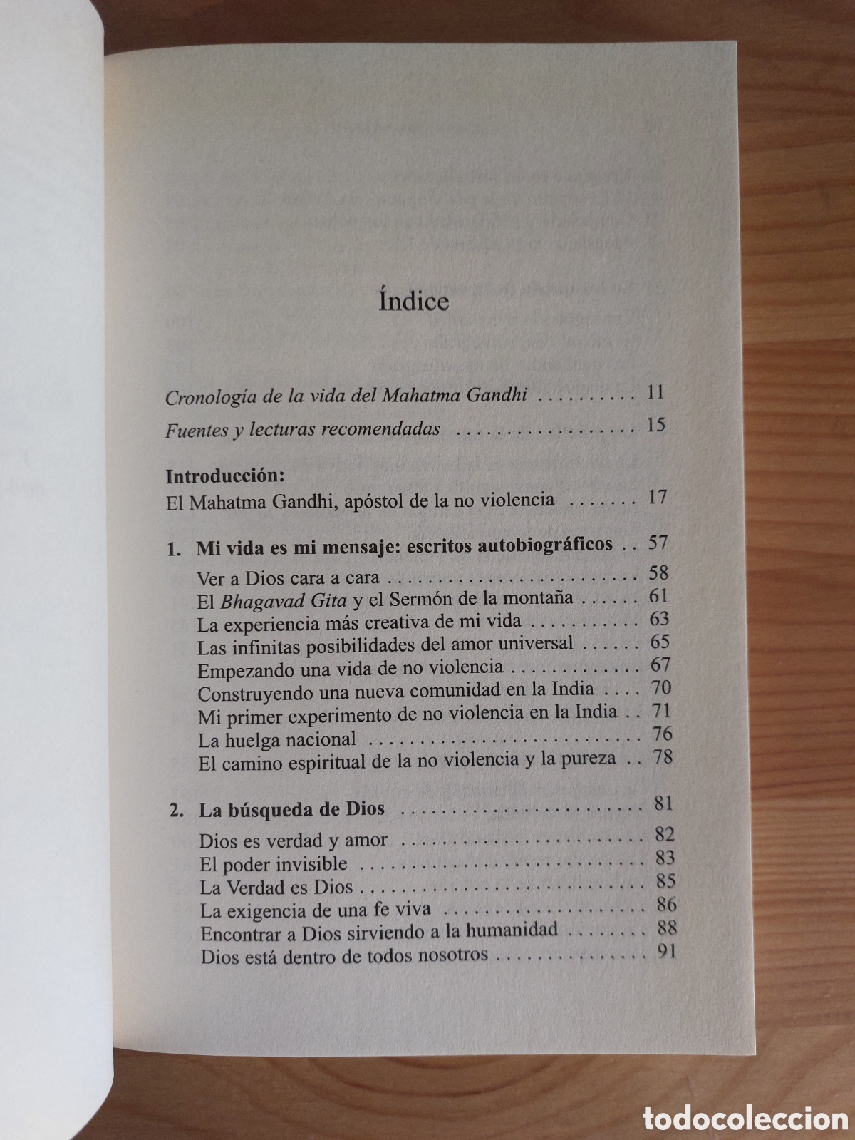 Libros de segunda mano: Mi vida es mi mensaje. Gandhi - Foto 2