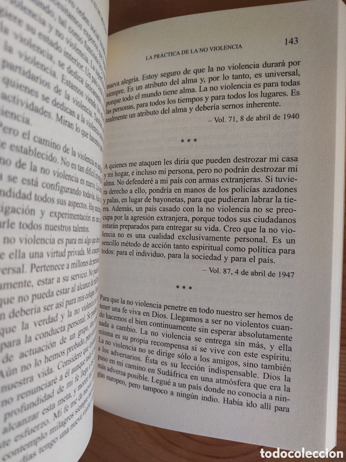 Libros de segunda mano: Mi vida es mi mensaje. Gandhi - Foto 8