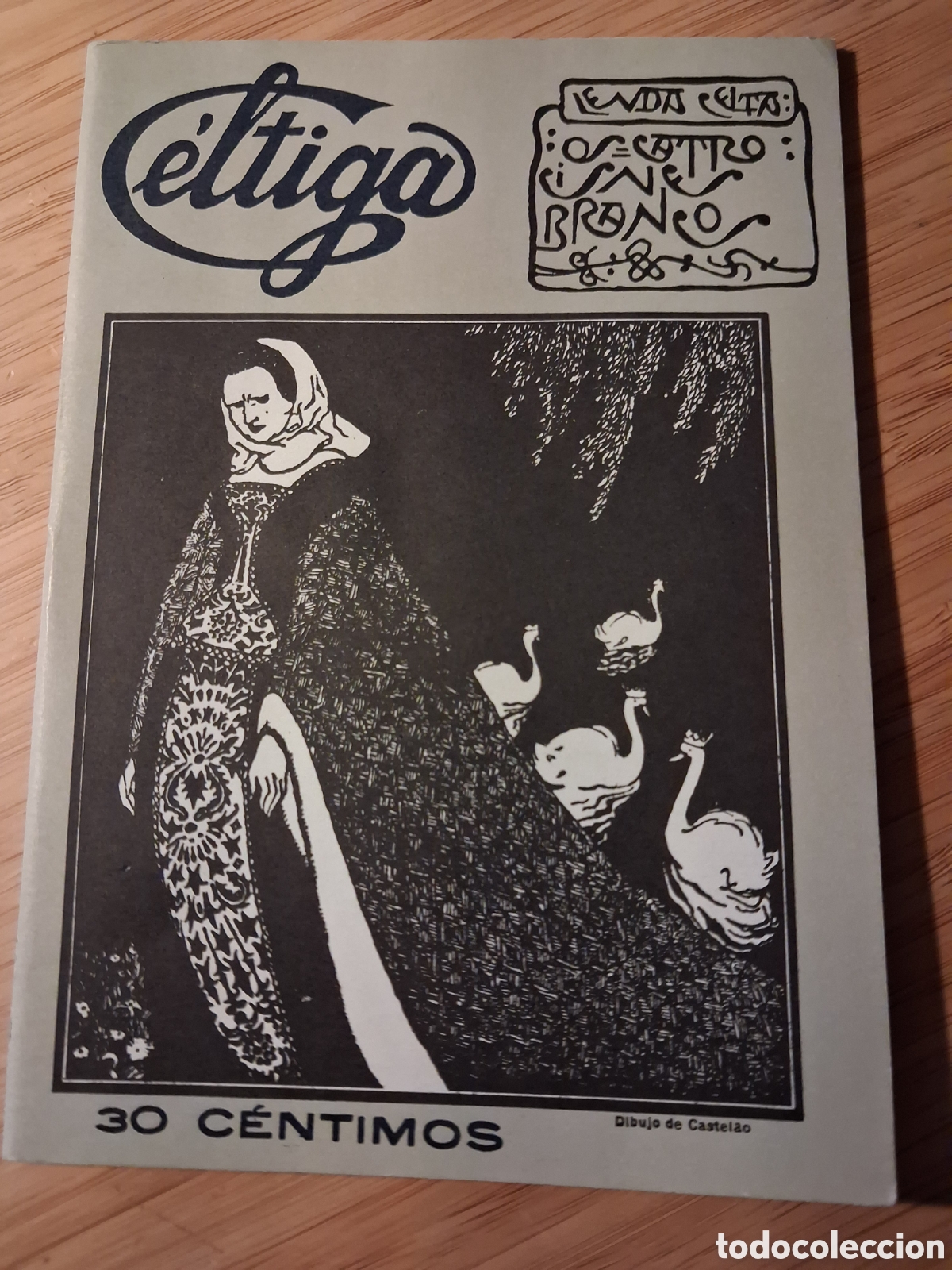 Libros de segunda mano: C&eacute;ltiga n&ordm;2 del a&ntilde;o I. Os catro cisnes brancos - Louey Chisholm y Castelao (Abril 1922)