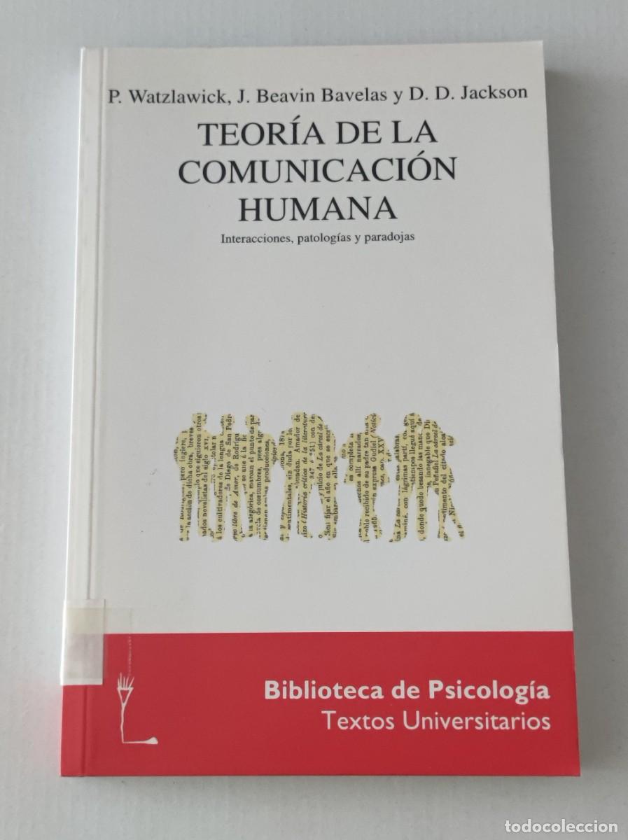 Libros de segunda mano: TEOR&Iacute;A DE LA COMUNICACI&Oacute;N HUMANA