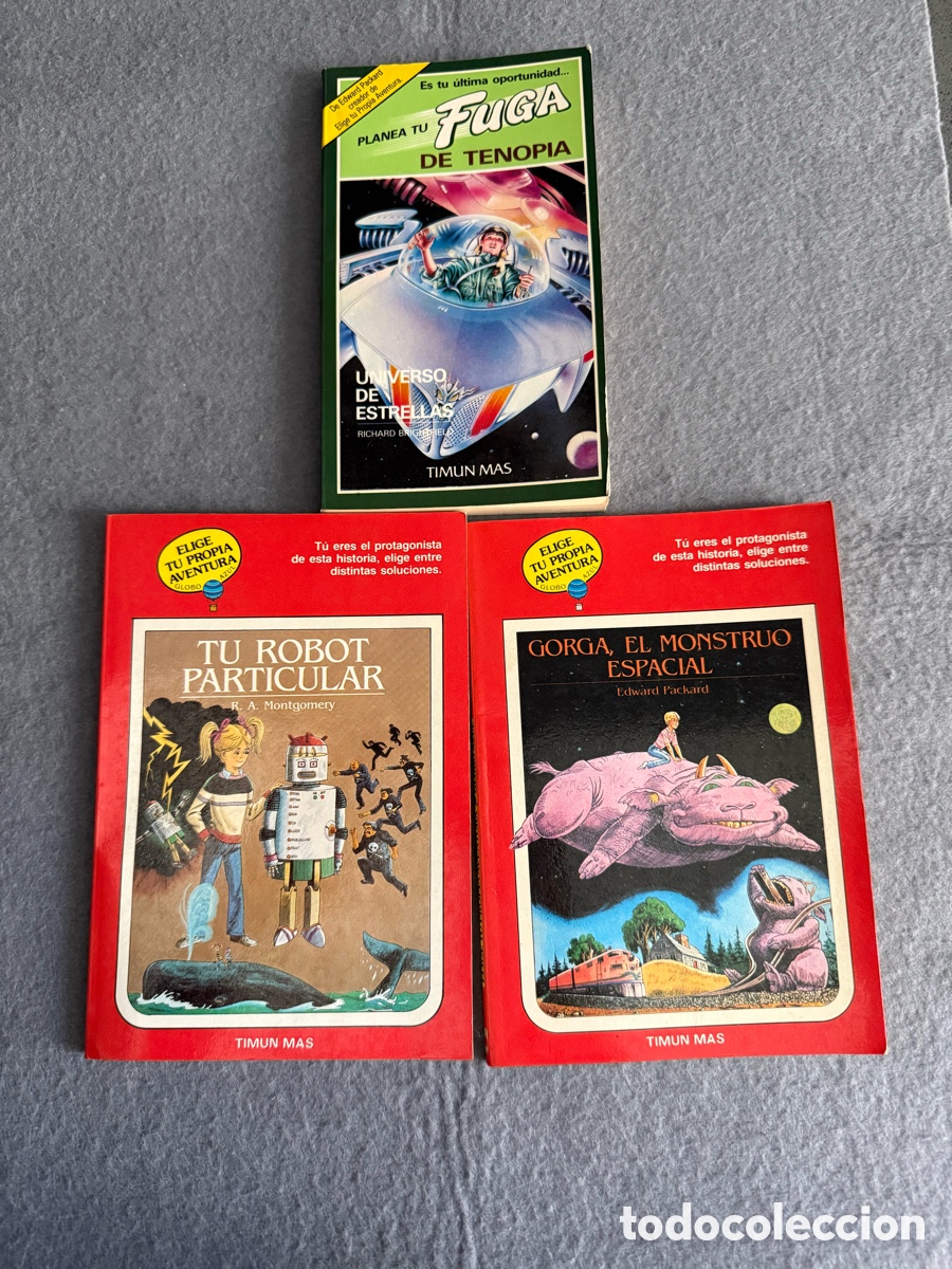 Libros de segunda mano: LOTE LIBROS CIENCIA FICCI&Oacute;N JUVENIL TIMUN M&Aacute;S A&Ntilde;OS 80 BARCELONA PLANEA TU FUGA