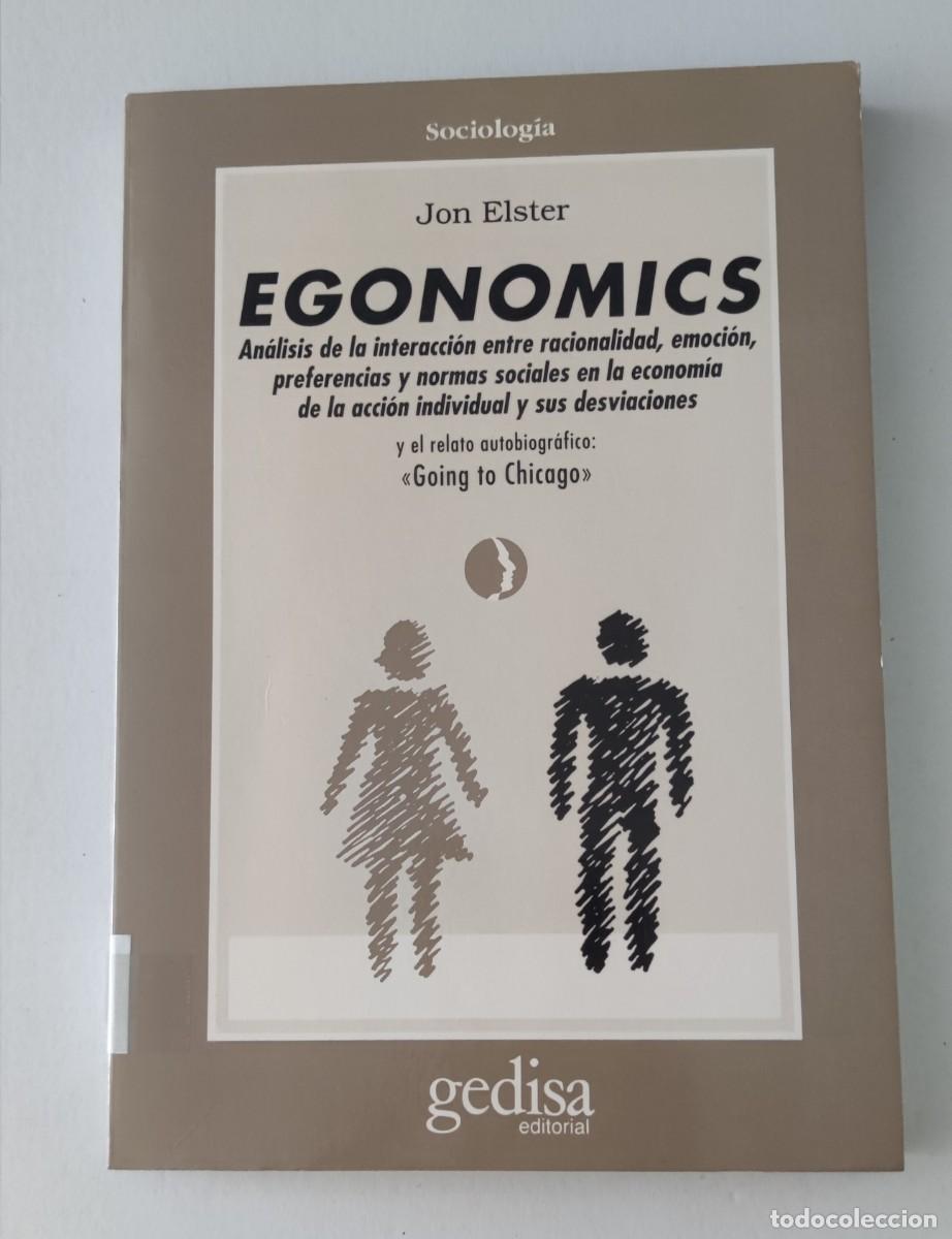Libros de segunda mano: EGONOMICS - JON ELSTER