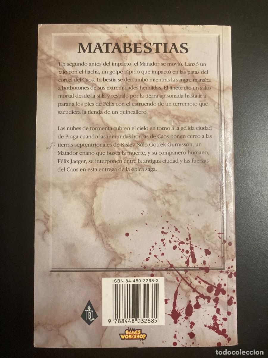 Libros de segunda mano: Libro Matabestias Warhammer - Foto 2