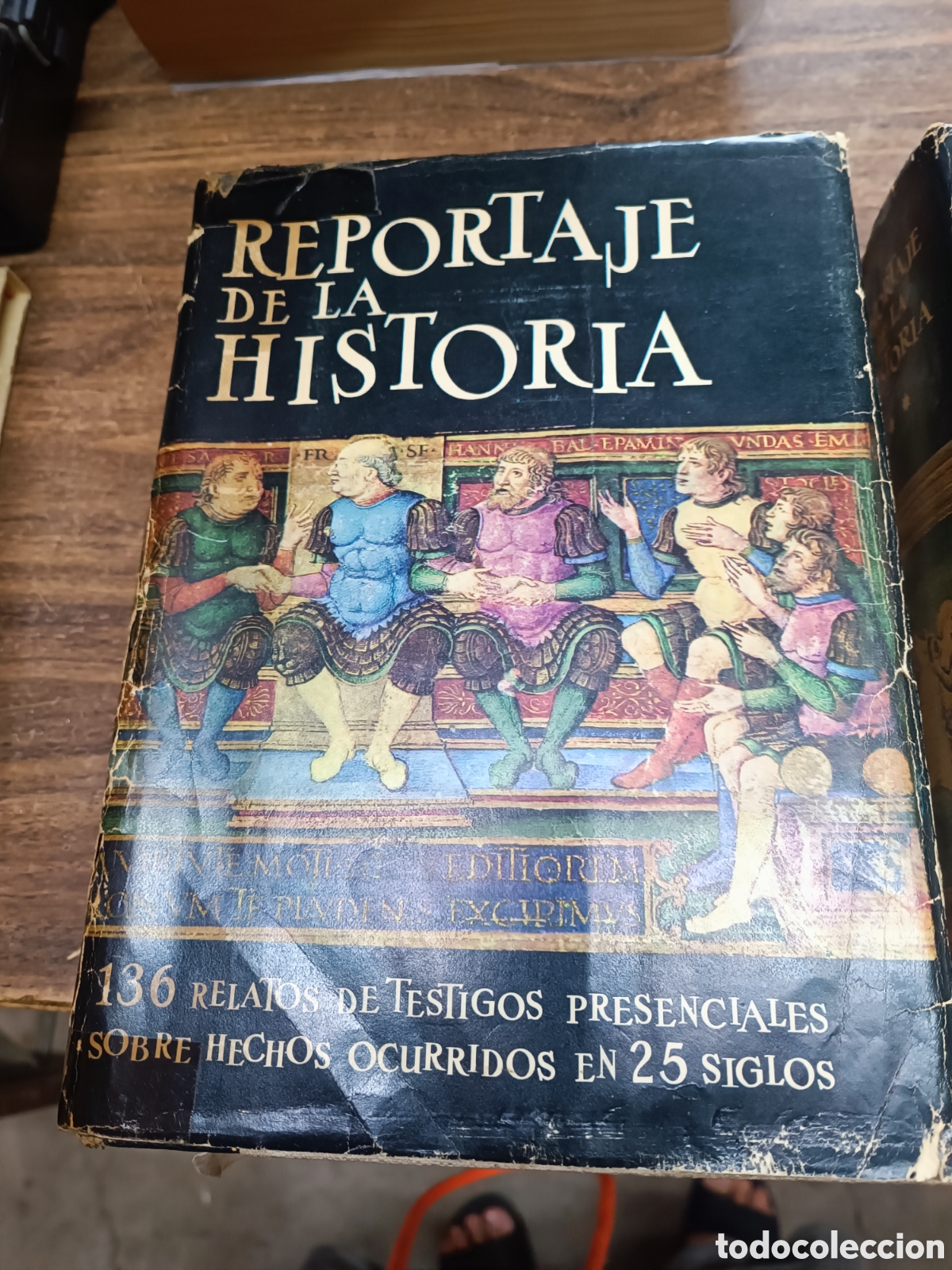 Libros de segunda mano: Los tres vol&uacute;menes de Reportaje de la historia