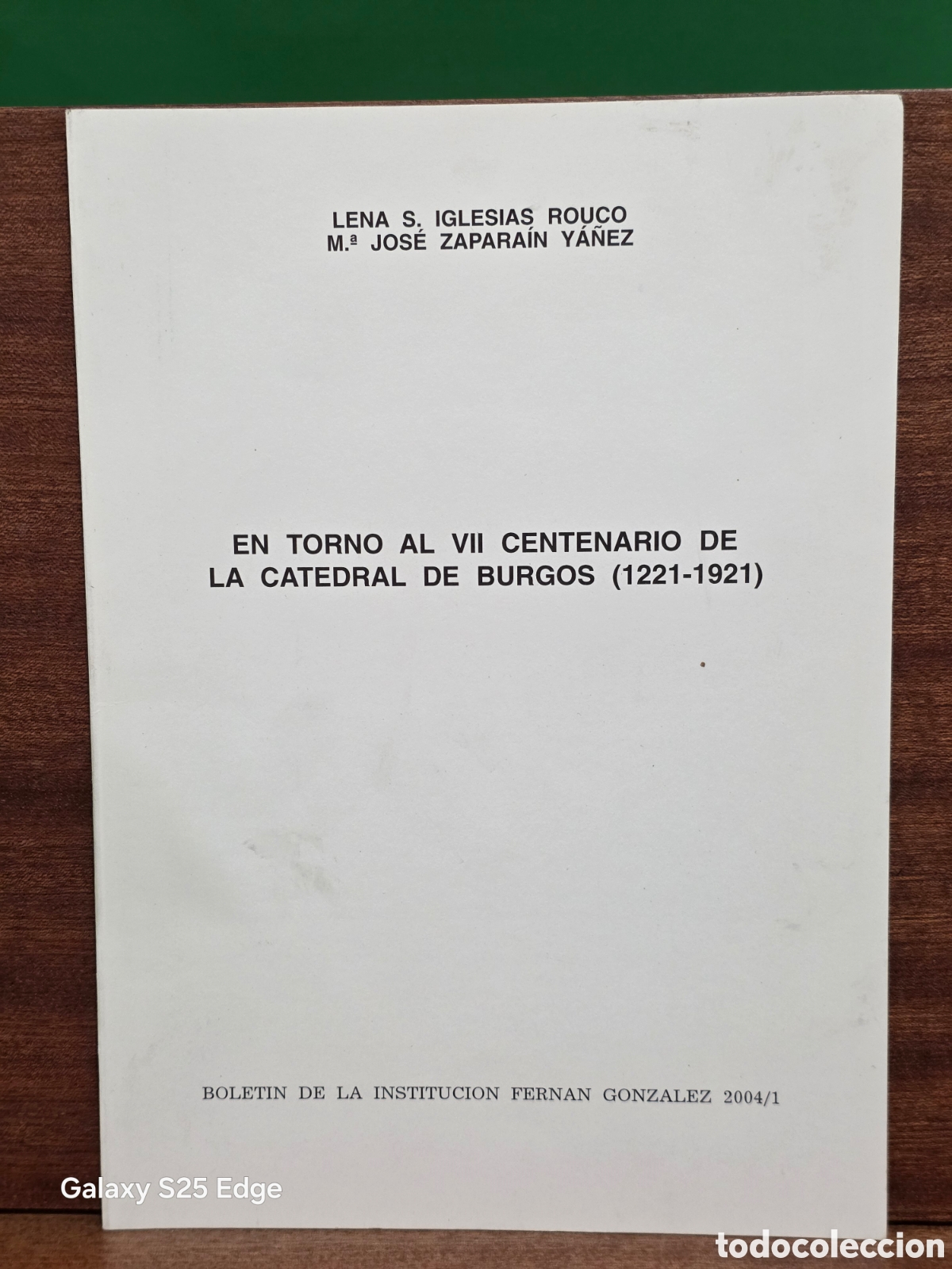 Libros de segunda mano: &rdquo;&rdquo;EN TORNO AL VII CENTENARIO DE LA CATEDRAL DE BURGOS &rdquo;&rdquo;(1221-1921)...SEPARATA I. FERNAN GONZ&Aacute;LEZ..
