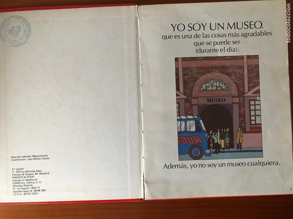 Libros de segunda mano: Soy un museo. Primera biblioteca Altea - Foto 2