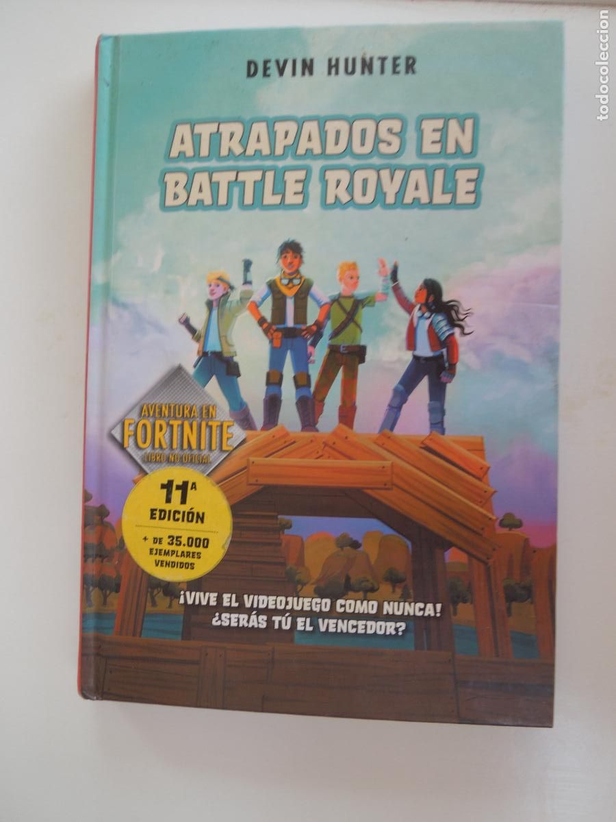 Libros de segunda mano: ATRAPADOS EN BATTLE ROYALE - DEVIN HUNTER - AVENTURA DE FORTNITE ALFAGUARA 2018