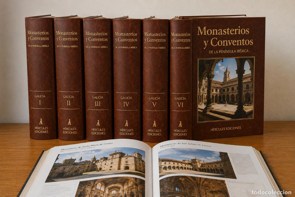 Libros de segunda mano: Colecci&oacute;n completa &rdquo;Monasterios y Conventos de la Pen&iacute;nsula Ib&eacute;rica &rdquo; | H&eacute;rcules Ediciones