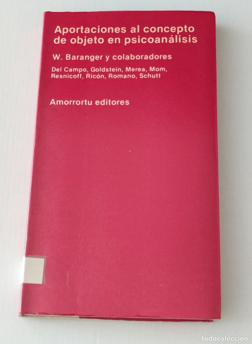 Libros de segunda mano: APORTACIONES AL CONCEPTO DE OBJETO EN PSICOAN&Aacute;LISIS