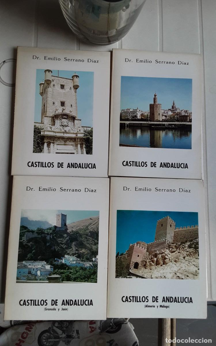 Libros de segunda mano: Castillos de Andaluc&iacute;a, 4 tomos, obra completa. Madrid, 1967. Emilio Serra&ntilde;o D&iacute;az.