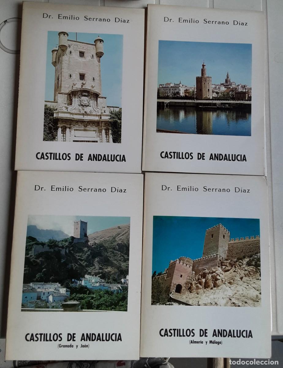 Libros de segunda mano: Castillos de Andaluc&iacute;a, 4 tomos, obra completa. Madrid, 1967. Emilio Serra&ntilde;o D&iacute;az.