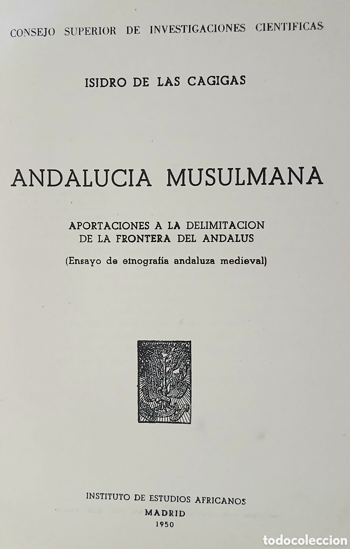 Libros de segunda mano: Andalucia musulmana, Isidro de las Cagigas - Foto 3