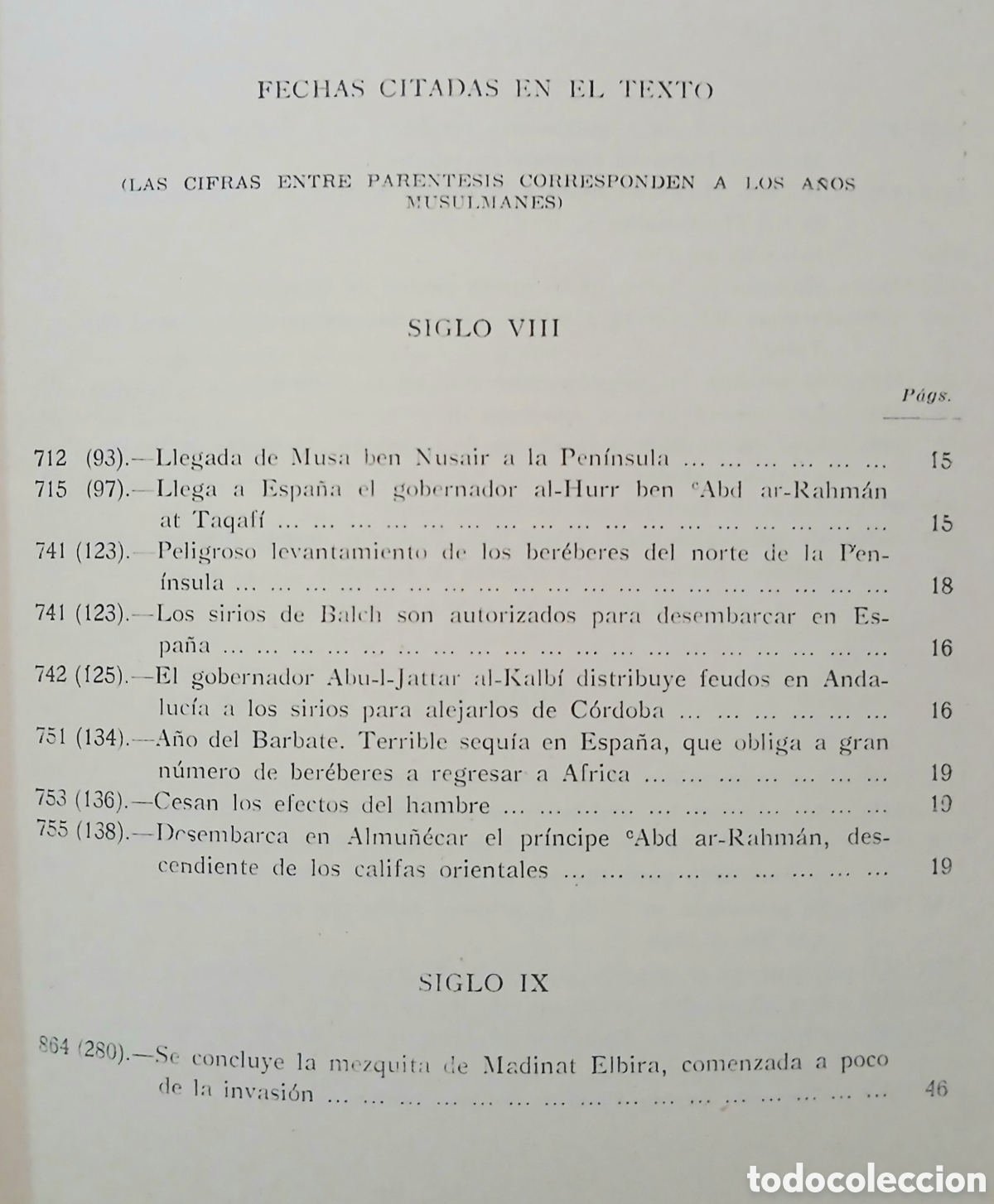 Libros de segunda mano: Andalucia musulmana, Isidro de las Cagigas - Foto 8