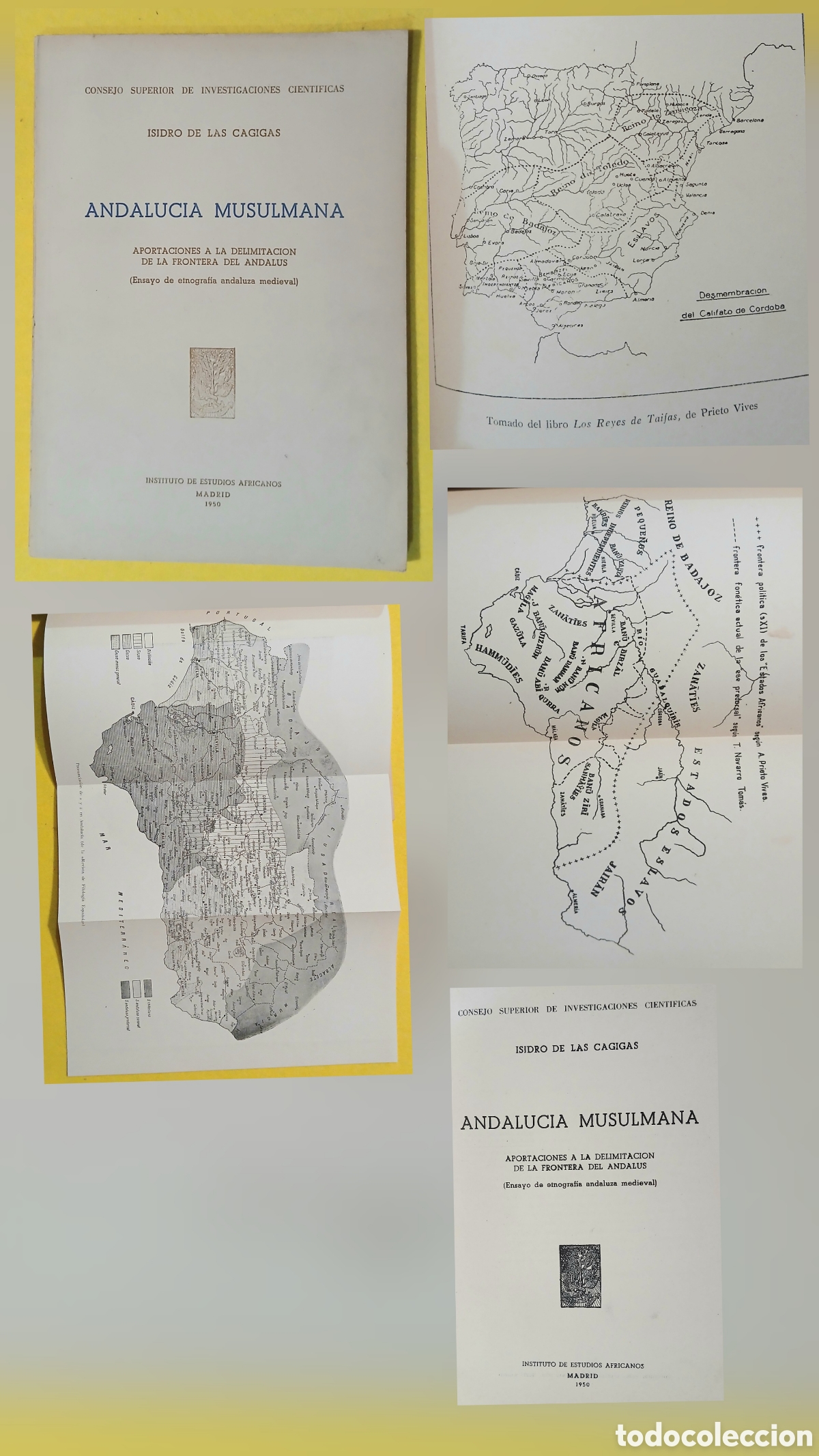 Libros de segunda mano: Andalucia musulmana, Isidro de las Cagigas