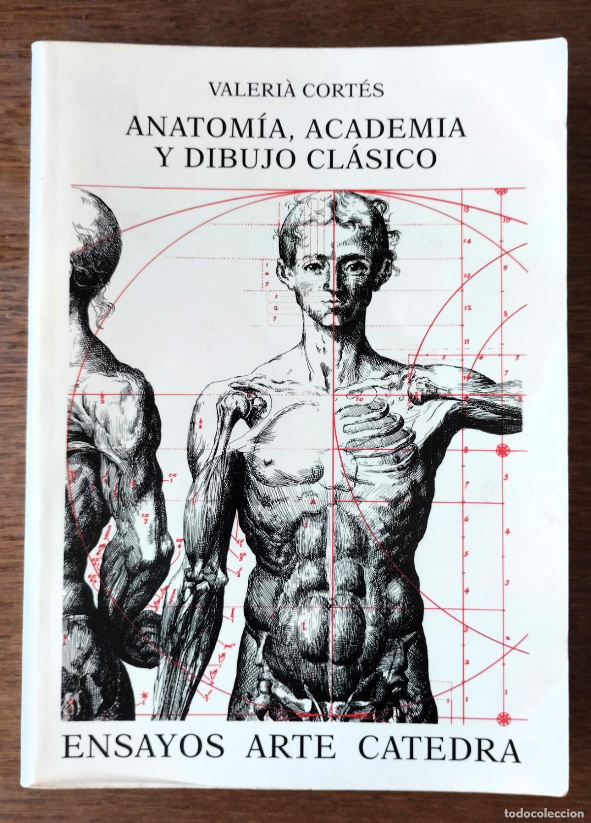 Libros de segunda mano: Valeria Cort&eacute;s, Anatom&iacute;a, academia y dibujo cl&aacute;sico, C&aacute;tedra, 1994