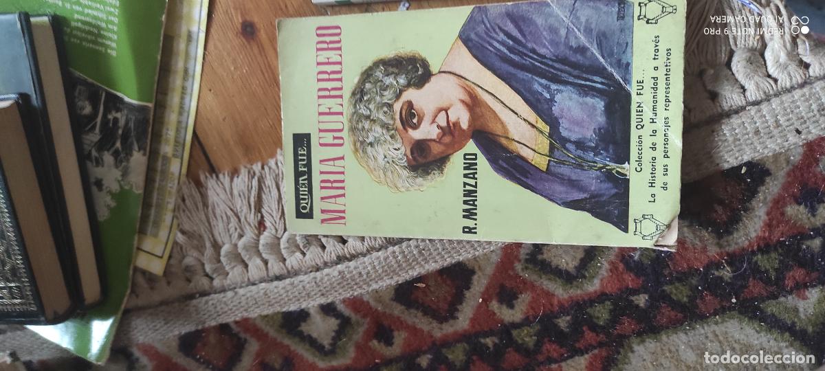 Libros de segunda mano: Quien fue....? Mar&iacute;a Guerrero