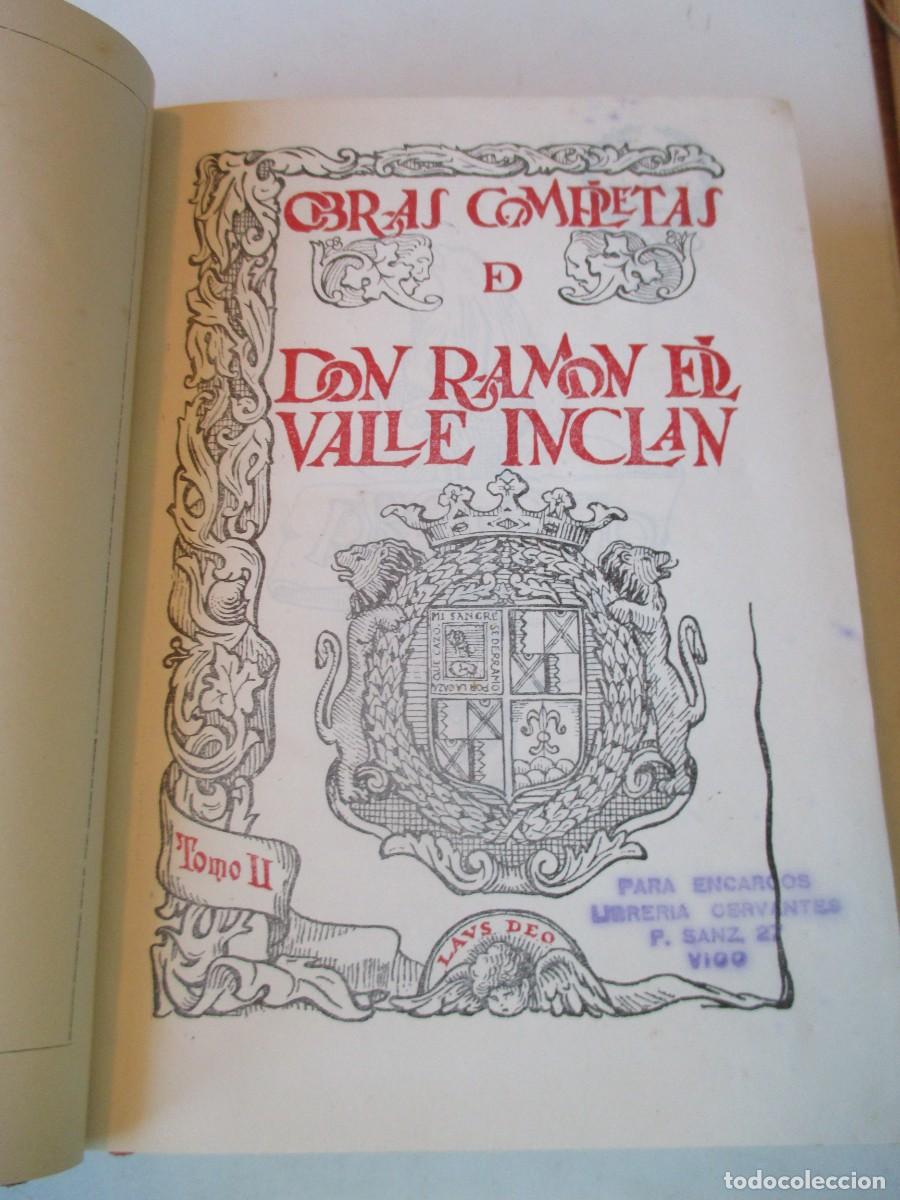 Libros de segunda mano: RAM&Oacute;N DEL VALLE INCL&Aacute;N Obras completas ( 2 tomos) W41496 - Foto 4