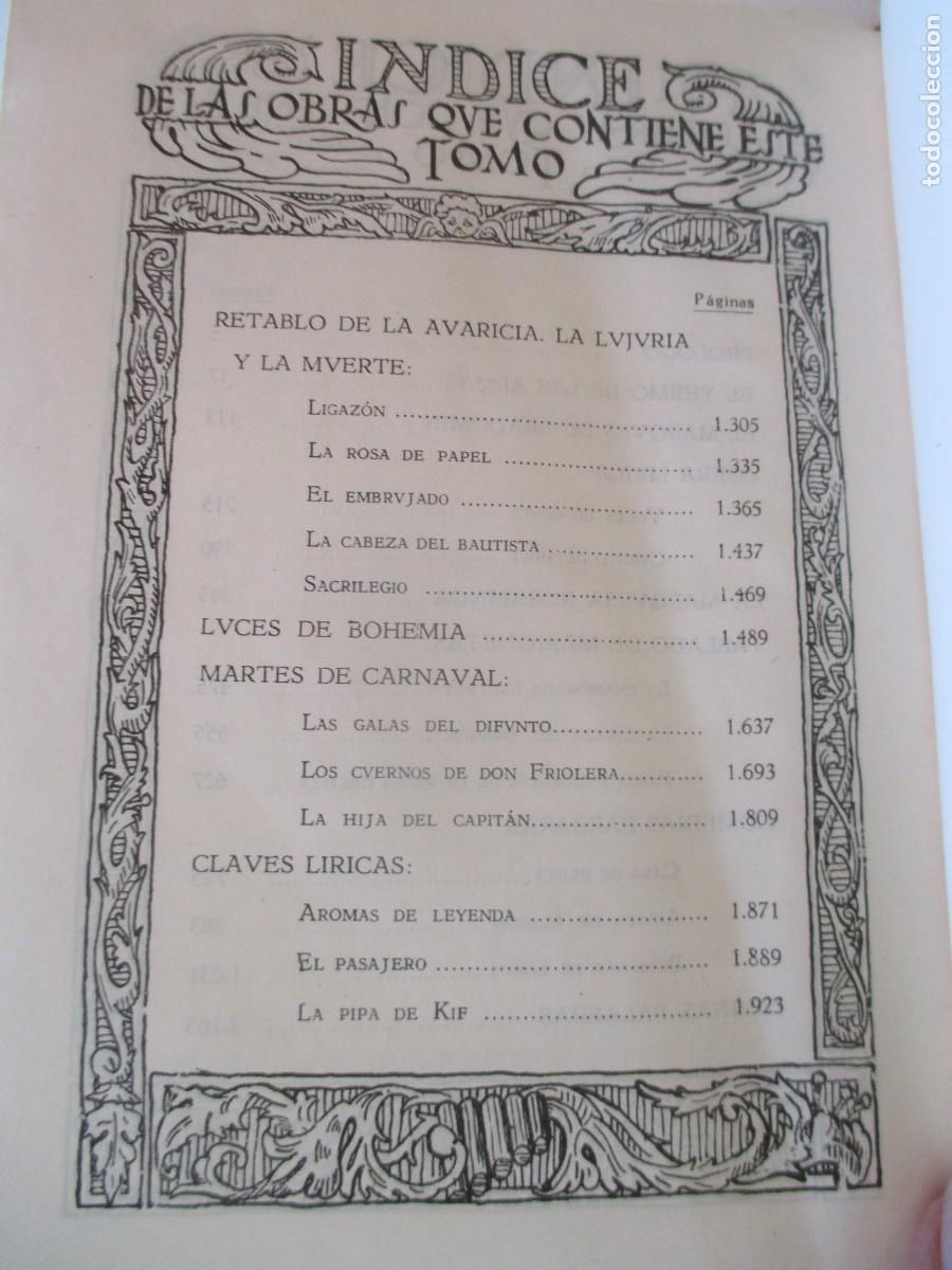 Libros de segunda mano: RAM&Oacute;N DEL VALLE INCL&Aacute;N Obras completas ( 2 tomos) W41496 - Foto 6