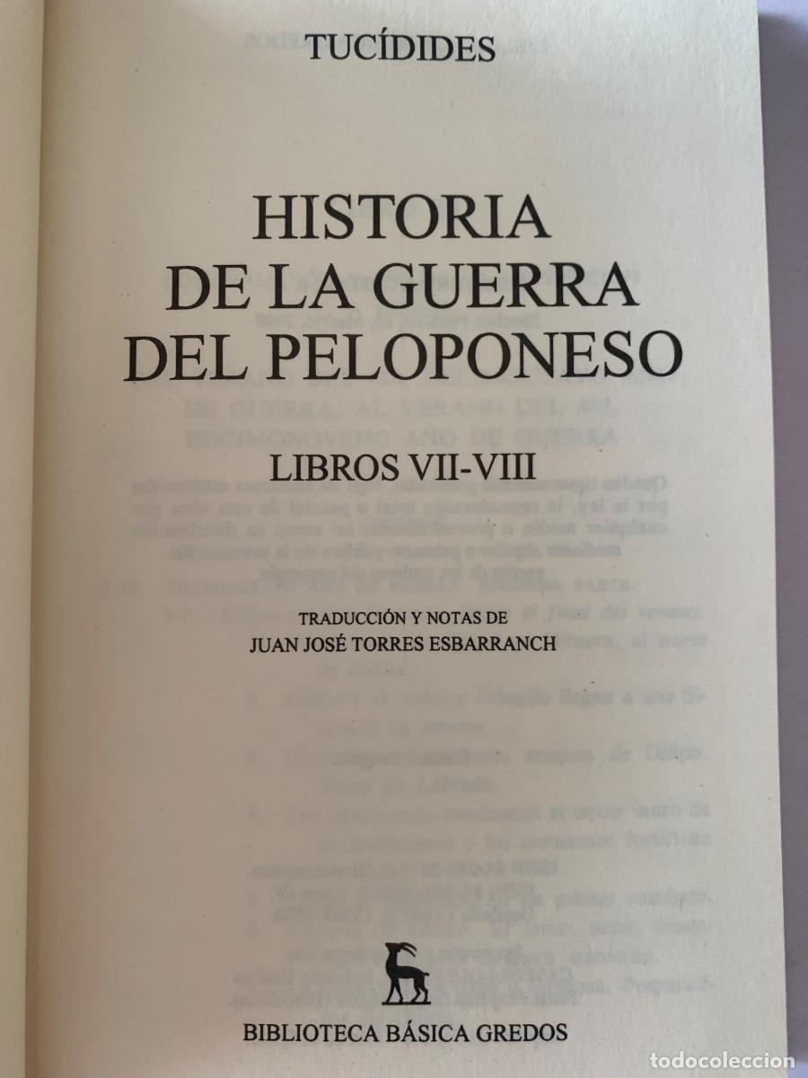 Libros de segunda mano: Historia de la guerra del Peloponeso de Tuc&iacute;dides - Foto 4