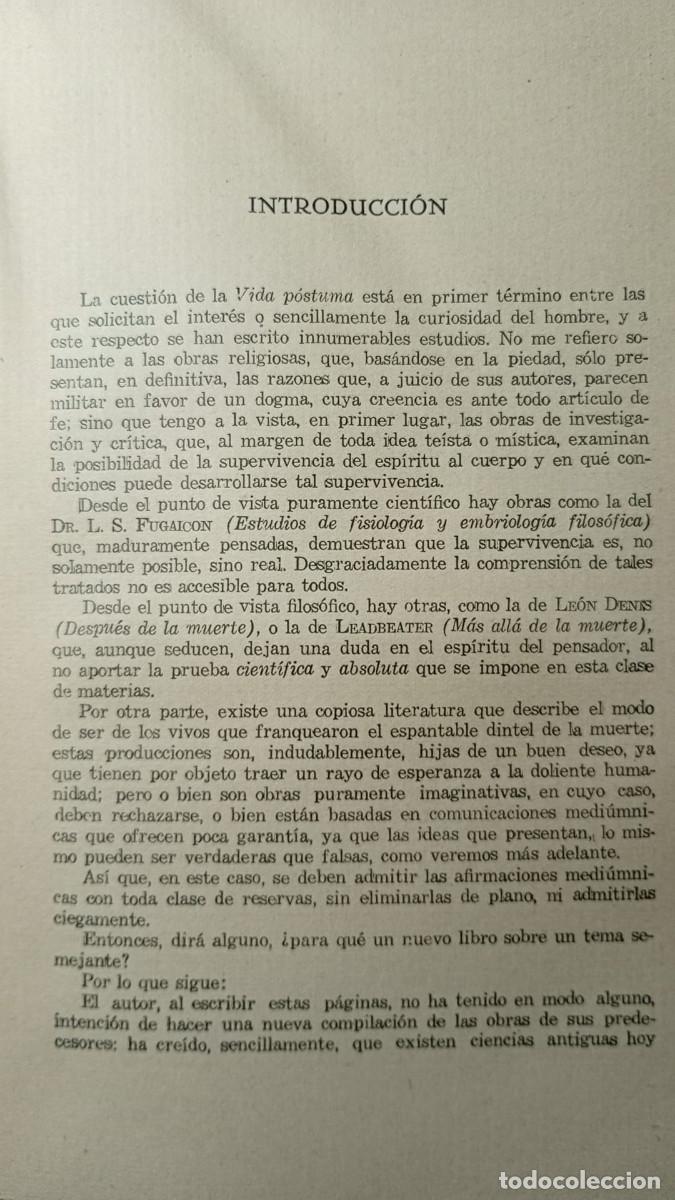 Libros de segunda mano: LA VIDA POSTUMA. CHARLES LANCELIN - Foto 5