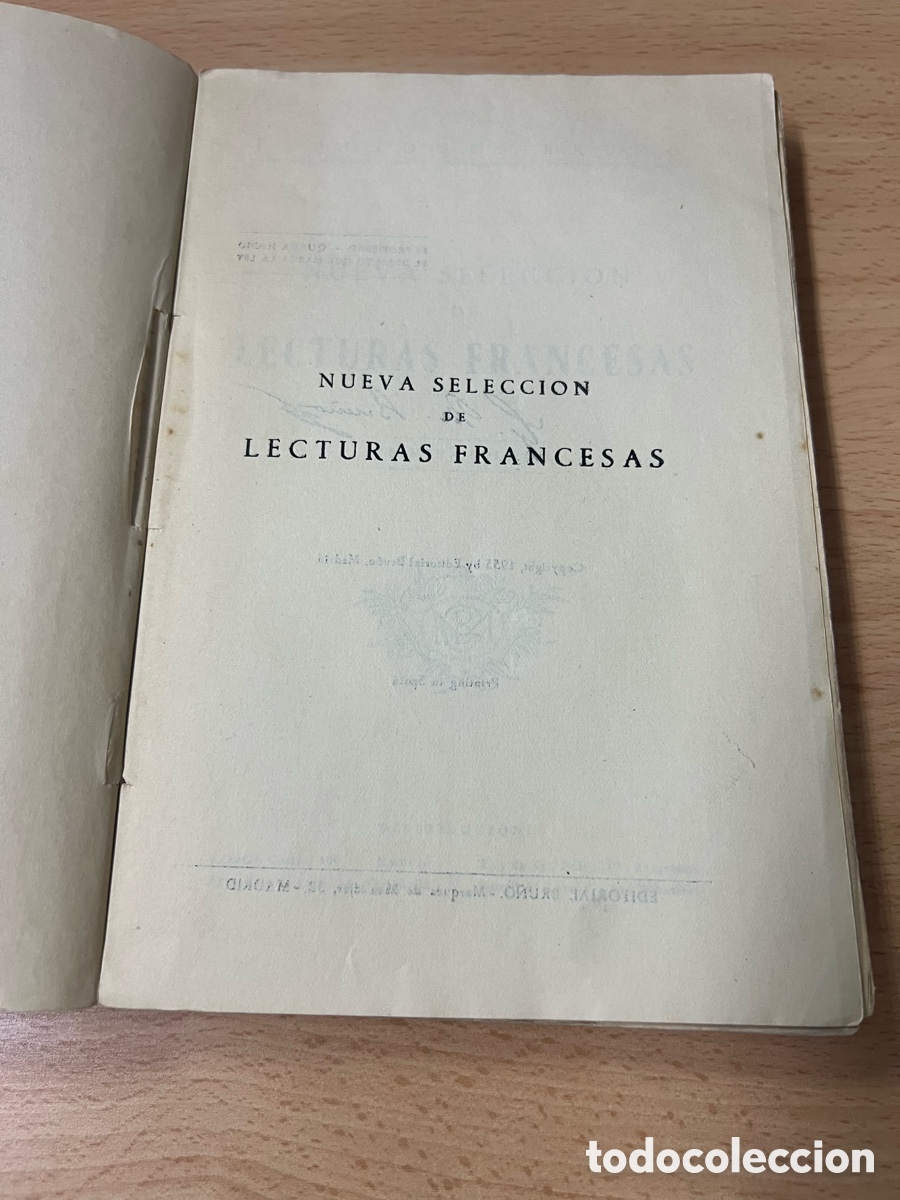 Libros de segunda mano: Nueva selecci&oacute;n de Lecturas Francesas. Ediciones Bru&ntilde;o 1&ordf; edici&oacute;n 1955 - Foto 4