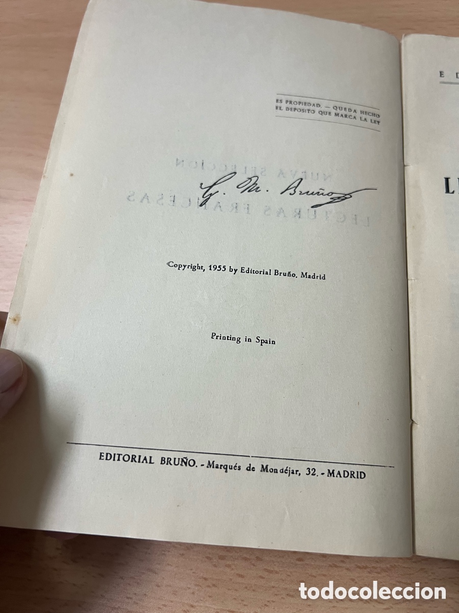 Libros de segunda mano: Nueva selecci&oacute;n de Lecturas Francesas. Ediciones Bru&ntilde;o 1&ordf; edici&oacute;n 1955 - Foto 5