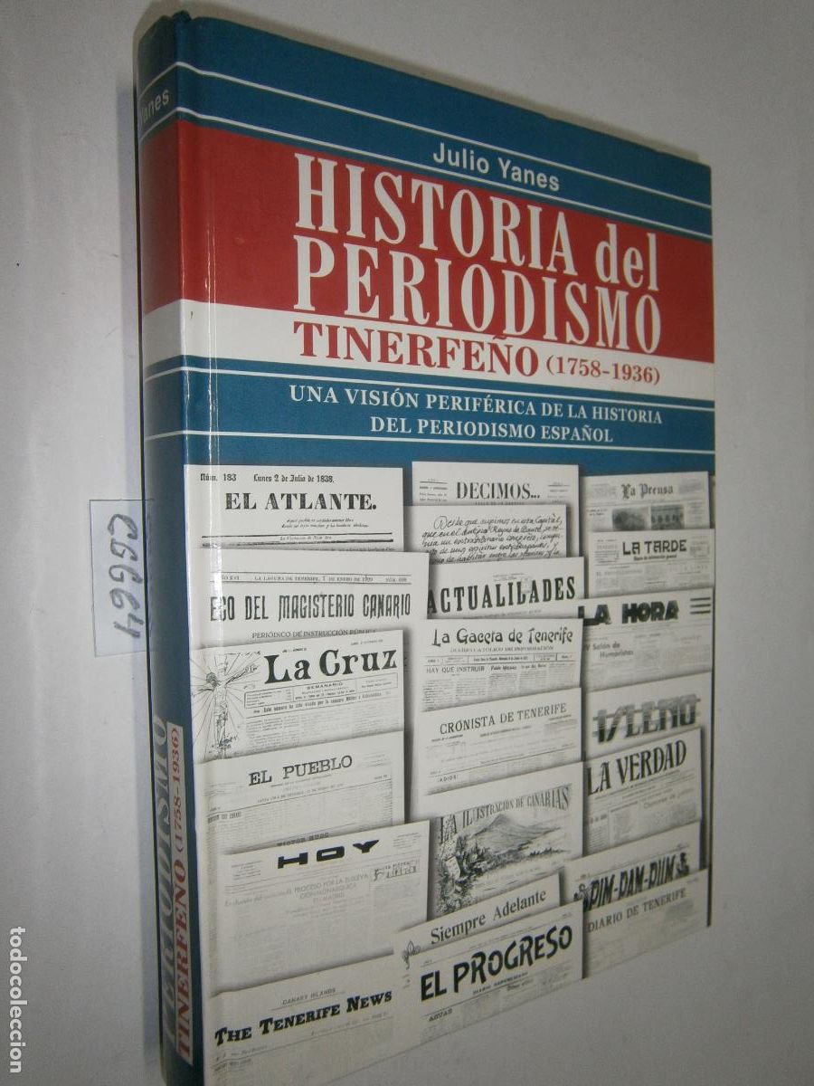 Libros de segunda mano: HISTORIA DEL PERIODISMO TINERFE&Ntilde;O