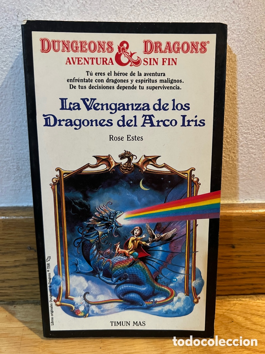 Libros de segunda mano: DUNGEONS & DRAGONS AVENTURA SIN FIN La Venganza de los Dragones del Arco Iris