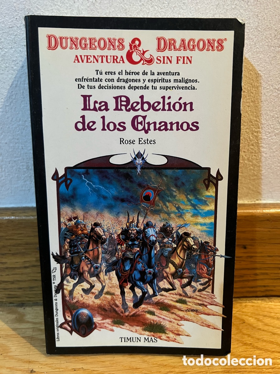Libros de segunda mano: DUNGEONS & DRAGONS AVENTURA SIN FIN La Rebeli&oacute;n de los enanos