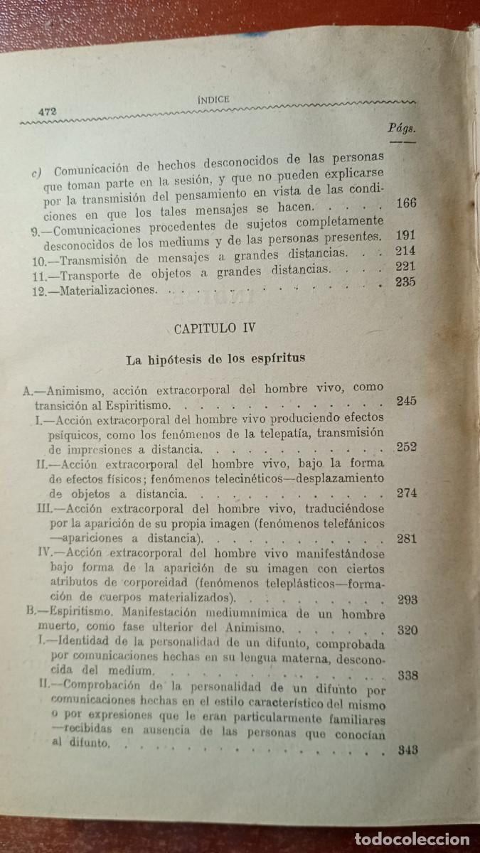Libros de segunda mano: ANIMISMO Y ESPIRITISMO II. ALEJANDRO AKSAKOF - Foto 7