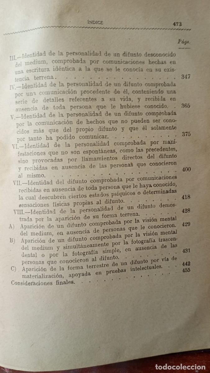 Libros de segunda mano: ANIMISMO Y ESPIRITISMO II. ALEJANDRO AKSAKOF - Foto 8
