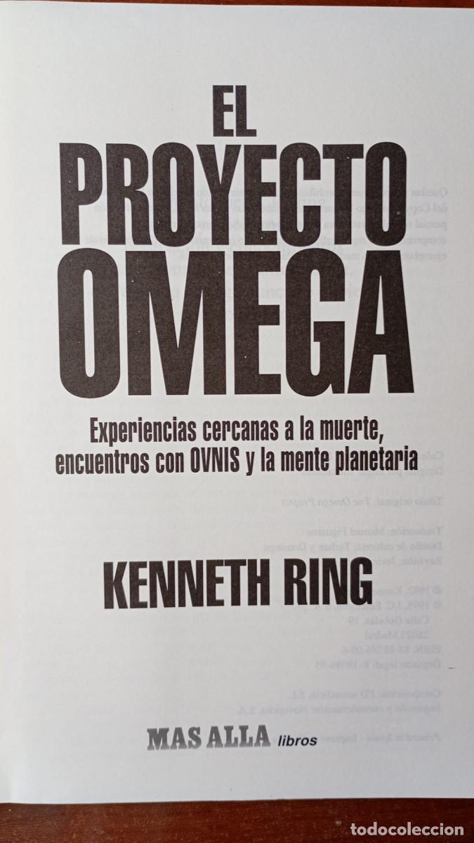 Libros de segunda mano: EL PROYECTO OMEGA. KENNETH RING - Foto 2