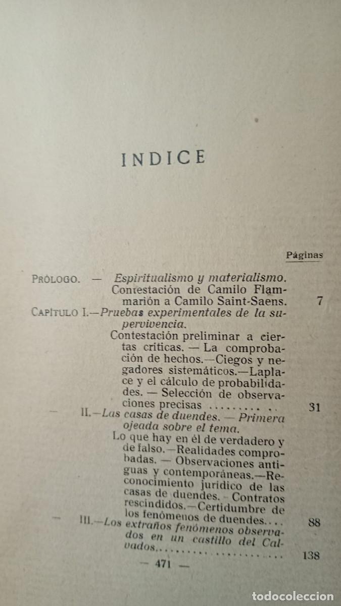 Libros de segunda mano: LAS CASAS DE DUENDES. CAMILO FLAMMARION - Foto 7