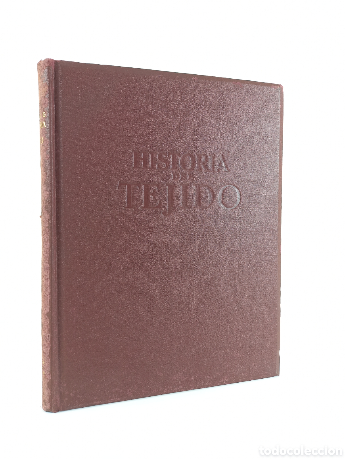 Libros de segunda mano: Historia del Tejido. Ernst Flemming. Gustavo Gili, 1958. Dedicado Editor. Ilustrado.