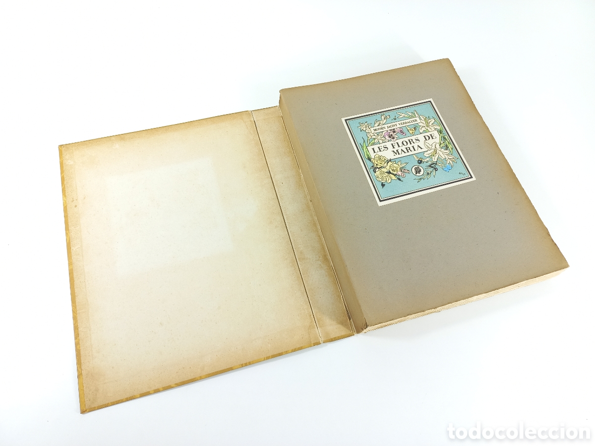 Libros de segunda mano: Les Flors de Maria. Jacint Verdaguer. Alexandre Coll. Editorial Casiopea, 1947. Numerado. Catal&aacute;n.
