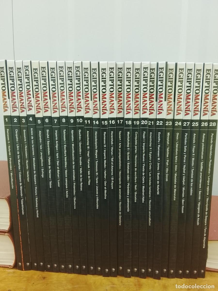 Libros de segunda mano: Colecci&oacute;n Egiptoman&iacute;a Planeta Agostini 1997