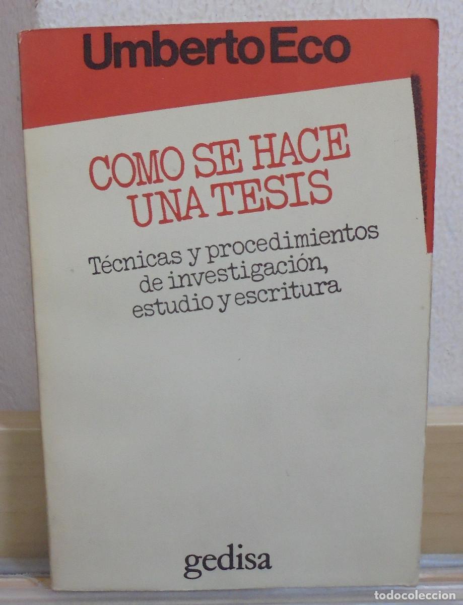 Libros de segunda mano: Como se hace una tesis. Umberto Eco
