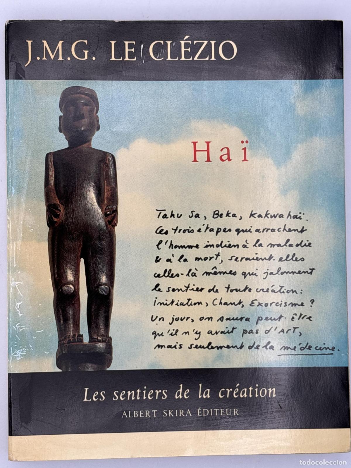 Libros de segunda mano: Ha&iuml; - Jean-Marie Gustave Le Cl&eacute;zio