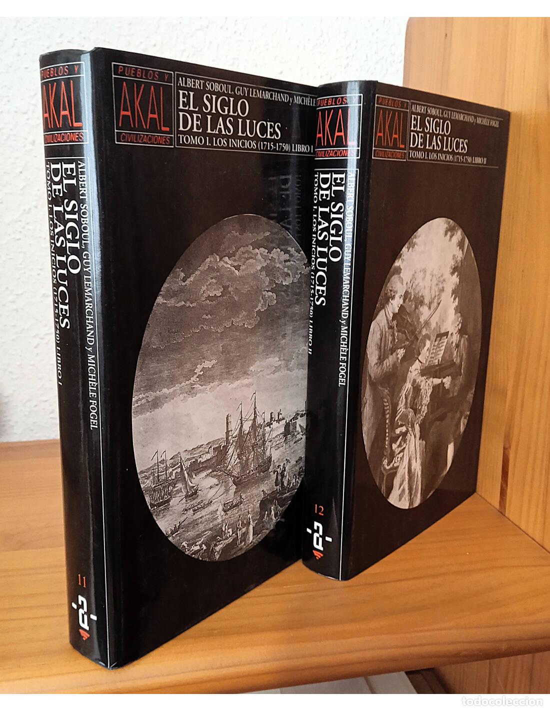 Libros de segunda mano: EL SIGLO DE LAS LUCES: LOS INICIOS (1715 - 1750). 2 TOMOS. SOBOUL, Albert, LEMARCHAND, Guy y FOGEL,