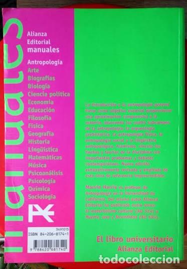 Libros de segunda mano: INTRODUCCI&Oacute;N A LA ANTROPOLOG&Iacute;A GENERAL: MARVIN HARRIS - Foto 2